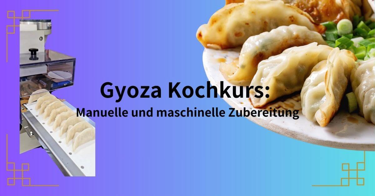 Gyoza Kochkurs: Manuelle und maschinelle Zubereitung